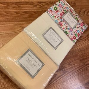 NWT Bundle of 3 Microfiber Twin Sheet Sets
